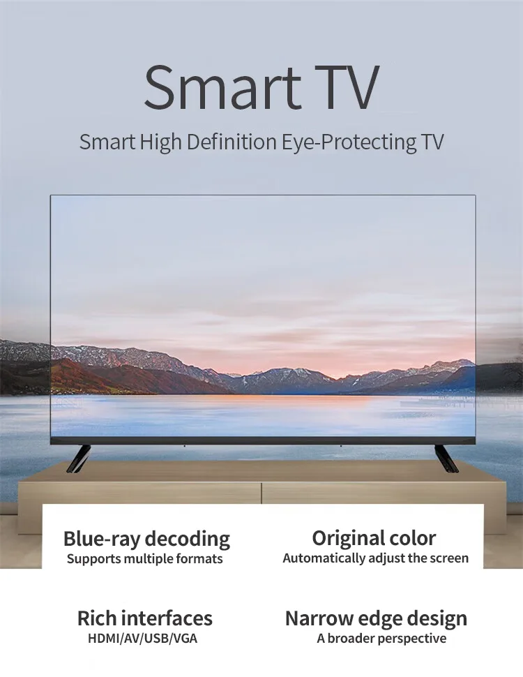 Original Manufacturer Factory Smart Miniled Qled Tv Accept Custom Led 32 43 50 55 65 75 85 Inch 2k 4k 8K Android Smart