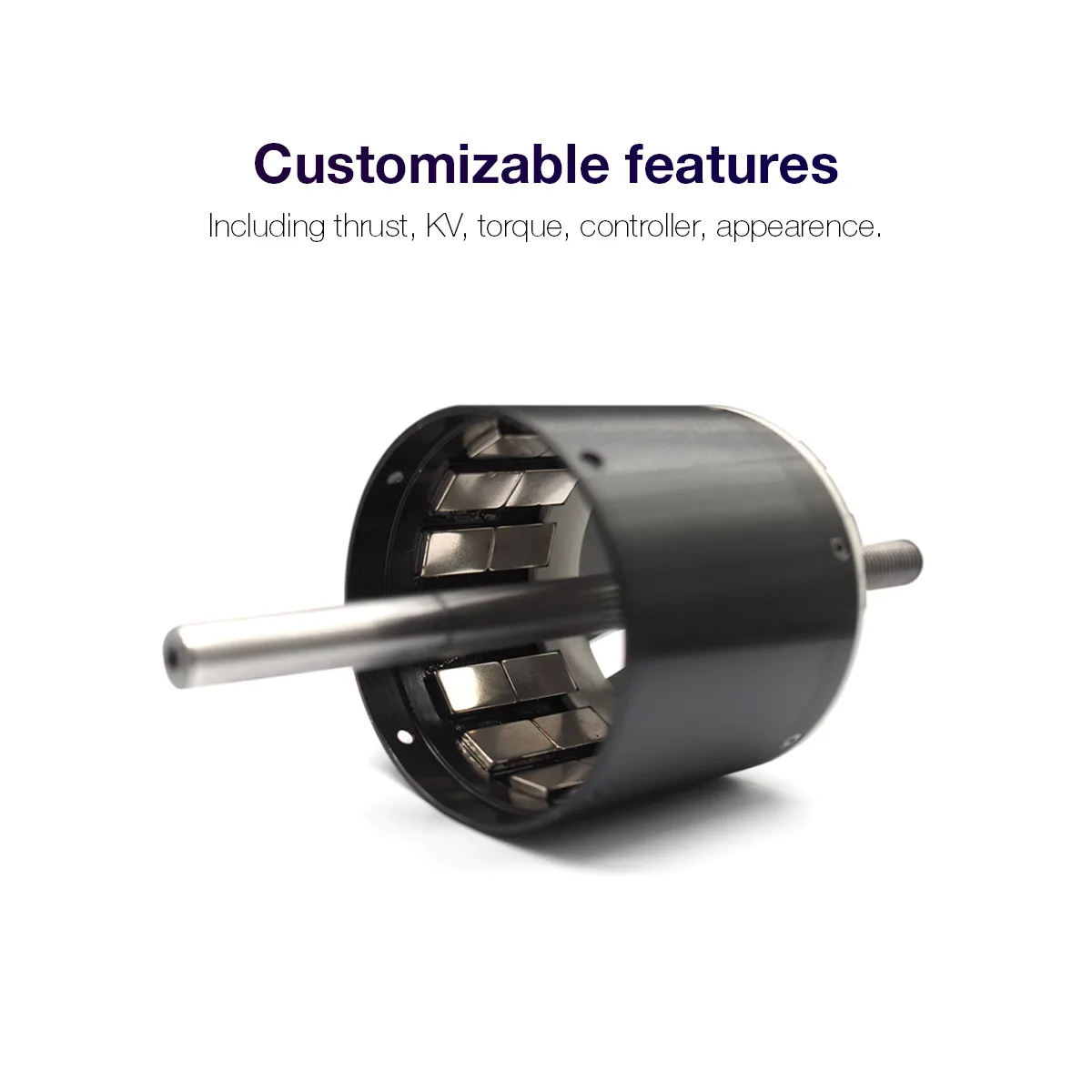 200KV 7000W Brushless DC Motor with 15000 RPM for Electric Bike Electric Skateboard and Go Cart