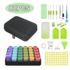 Gradient Green  82 PCS  Black Zipper