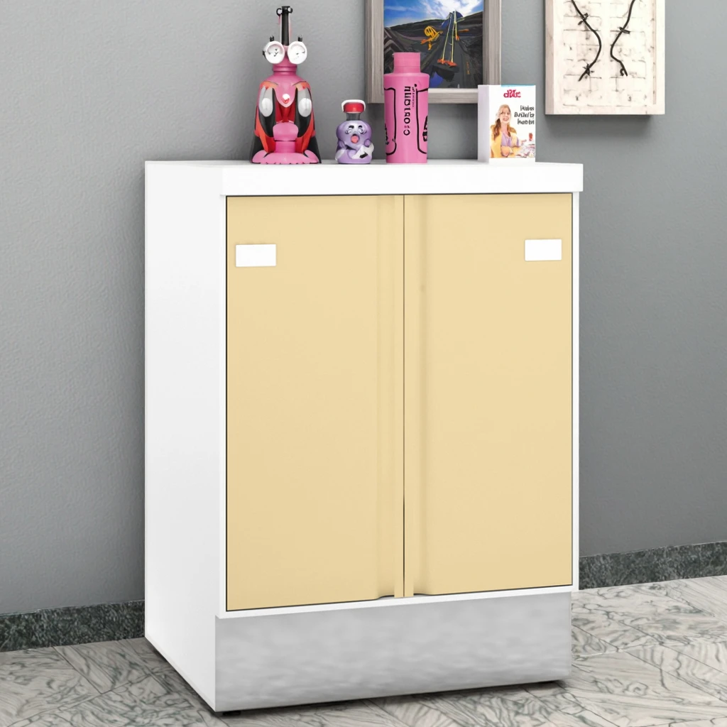 Modern Stainless Steel Dual-Access Clinic Base Storage Unit 790mm Featuring Full-Height Hinges Internal Power Outlets Hospital 5