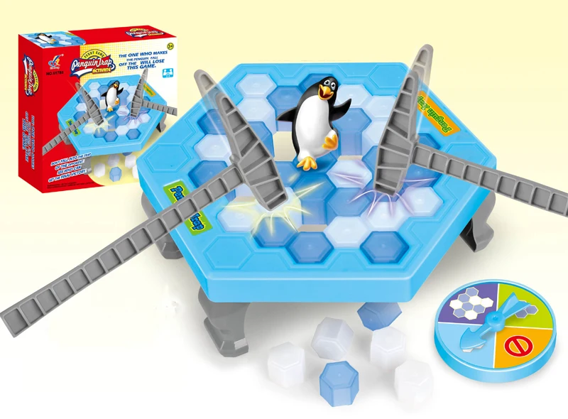 Funny Penguin Trap Board Game Dont Break The Ice Game Toys for
