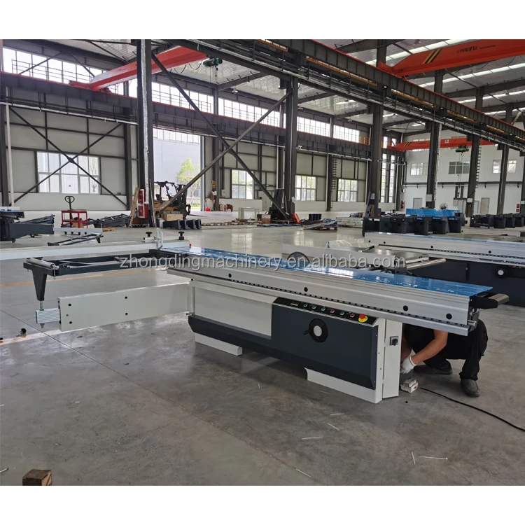 Linear Wood Cutting Automatic Lifting and Tilting Digital Display Sliding Table Panel Saw Square Cutter Squad Machine