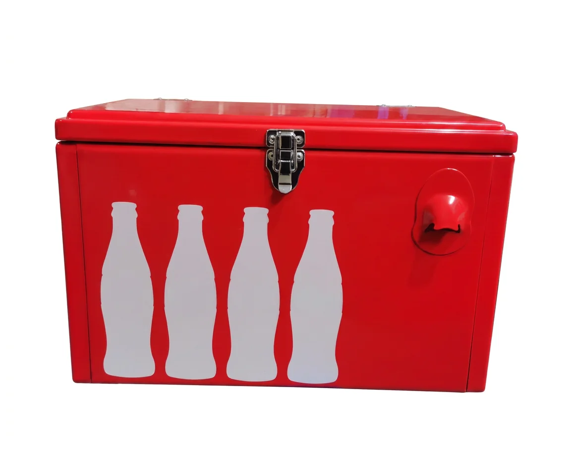 新品 廃盤レトロ! Picnic Storage クーラーボックス 20Lレトロメタルコロナアウトドアビールクーラーボックス
