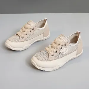 K1505 Made in China Fashion Trend Comfortable Women's Shoes Mesh Breathable Color Matching Sneakers