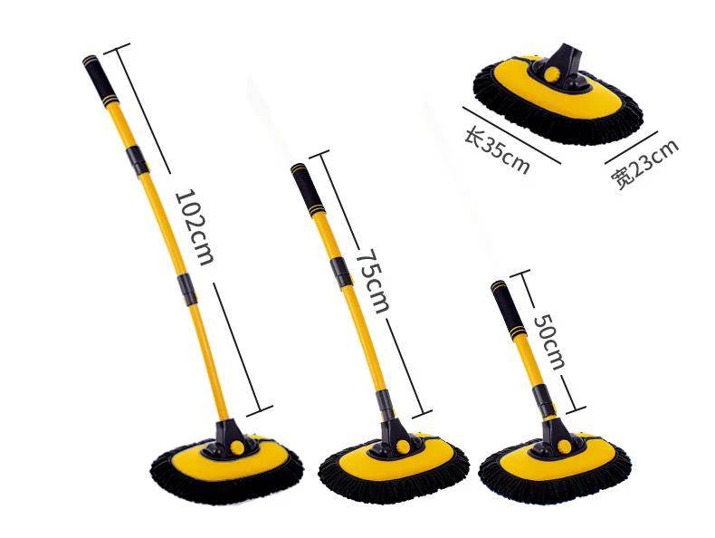 Car Wash Brush Chenille Mop Cleaning Supplies Kit Extendable Adjustable