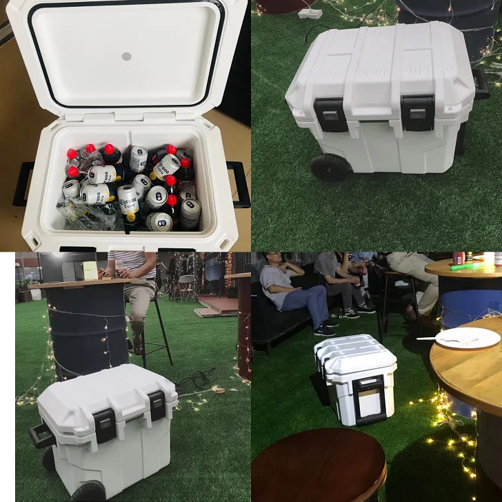 45l Tsunami Supply Hard Shell Cooler Medical Ice Chest Portable Plastic