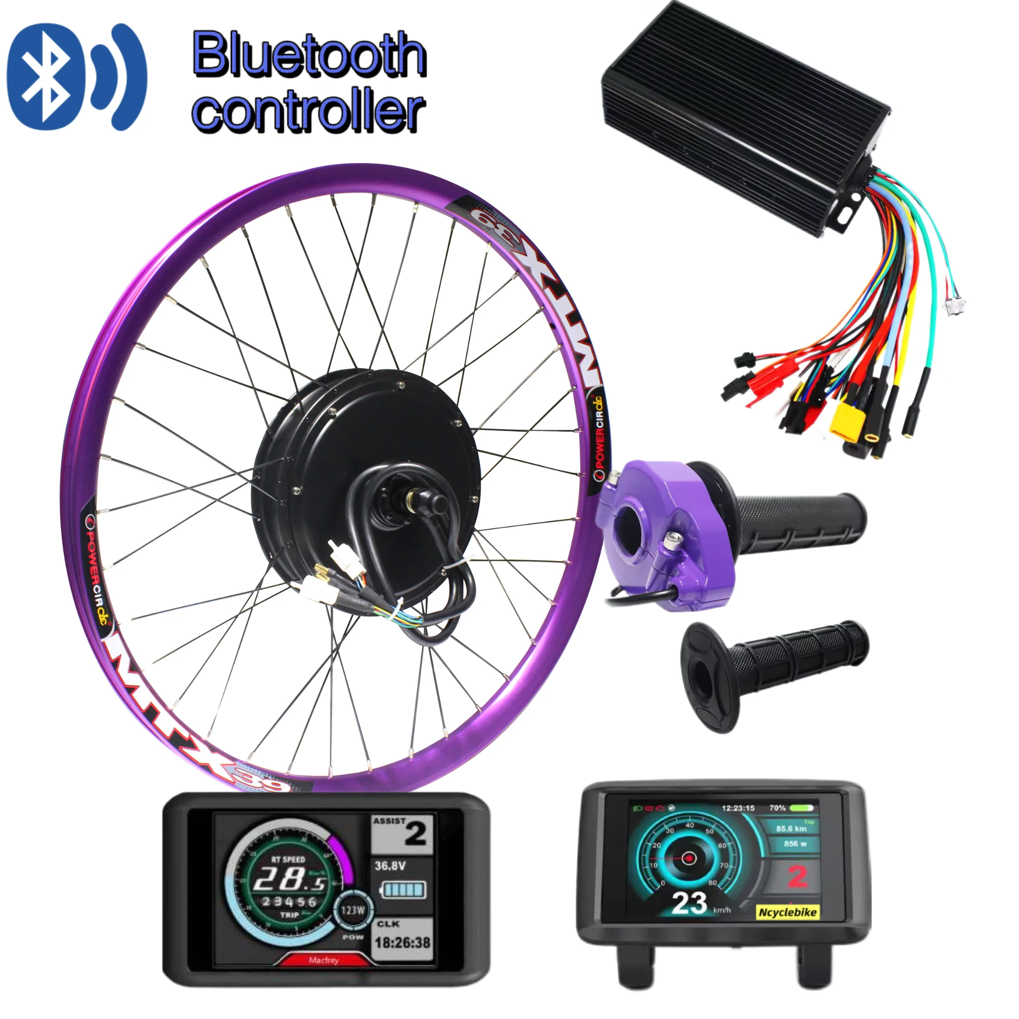 50mph 80km/h 60V 2500W MTX E Conversion Kit with Battery