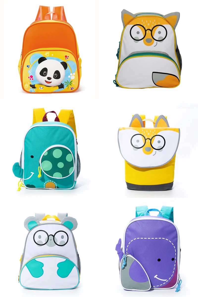 Cartoon School Bag 3d Animal Toddler Pre Kindergarten Kids Simple Small ...