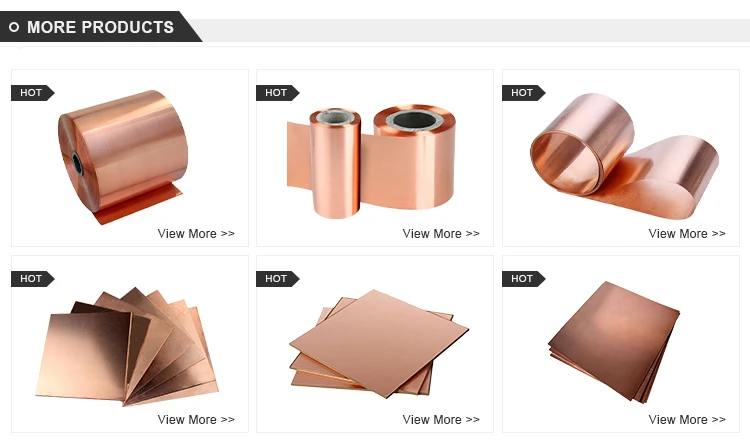 12um High frequency characteristic rolled copper foil copper strips( AT HFR)  the treated surface is reddened,Lower  roughness