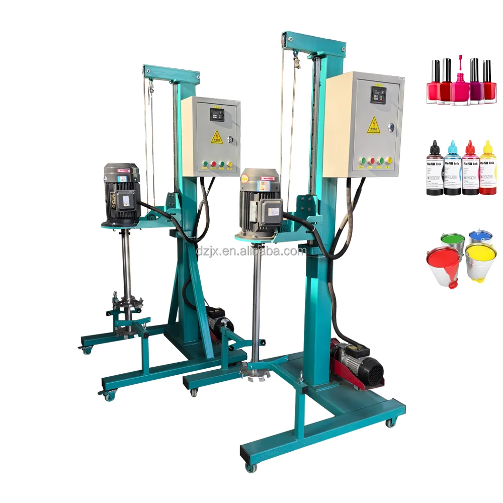 DZJX Kapci Paint Mixing Dispensing and Filling Equipment Mayonnaise Mixing Machine Multimix High Shear Mixer With Tank