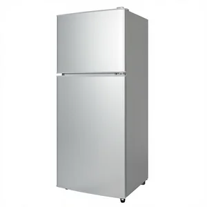2026 Factory Hot Sell 158L Double Doors Top Freezer Refrigerator Electric Portable Energy Efficient for Home Household
