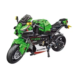 EPT 1/6 Scale Assemble Block Bloc Construction Echnic Motorcycle Toy Moto Kit Motorcycle Building Block