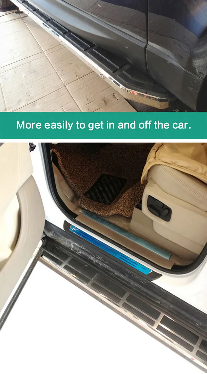 Noble Customization Durable Aluminum Exterior Accessories Fixed Side Step for Borgward Bx7 Running Boards supplier