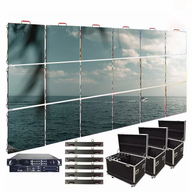 LED Screen 500x500mm Led Display Screen Panel Hot Sale P2.6 P2.9 Indoor SDK Turnkey Led Video Wall System Package Full Color