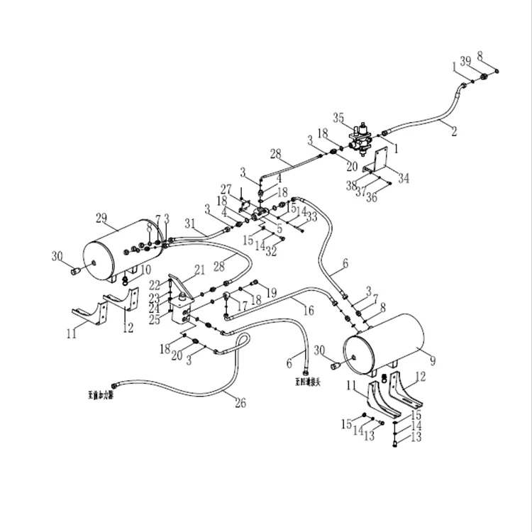 にに Original Spare Parts for Sinomach Changlin Bulldozers