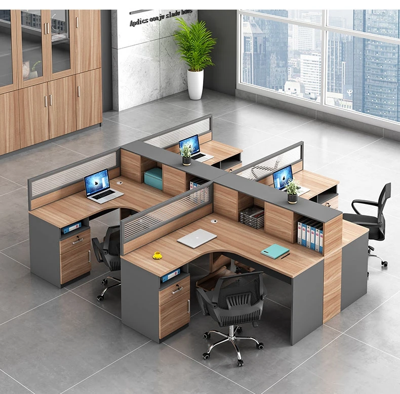 Modern Commercial Office Furniture Set Office Table Modular Cubicle ...