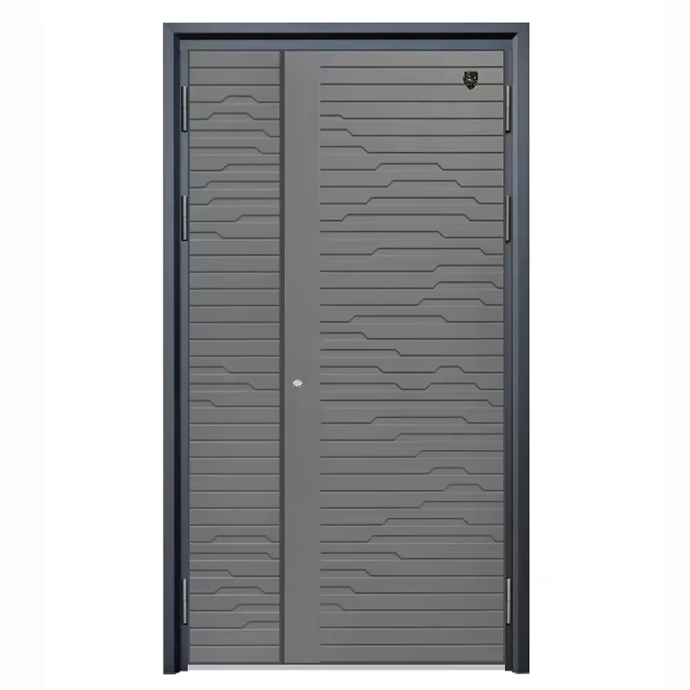 Classical Style High Quality Antique Aluminum Metal Door House Villa Exterior Security Front Entry Metallic Doors