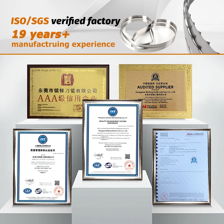 Multiple Use Industrial Tool 6k Circular Knife Welding Tct Alloy  Tipped Teeth Stellite Band Saw Blade for Hardwood Cutting