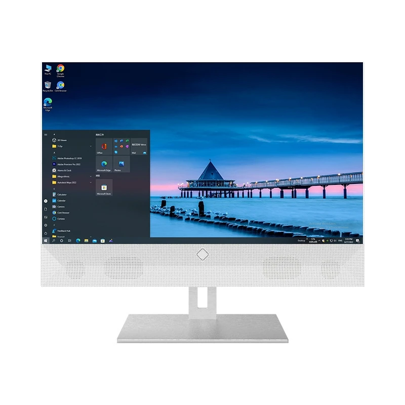 OEM All in one PC with Camera Built-in Battery All in one PC Core i7 2021, All-in-one 128gb Touchscreen Computer with UPS323050