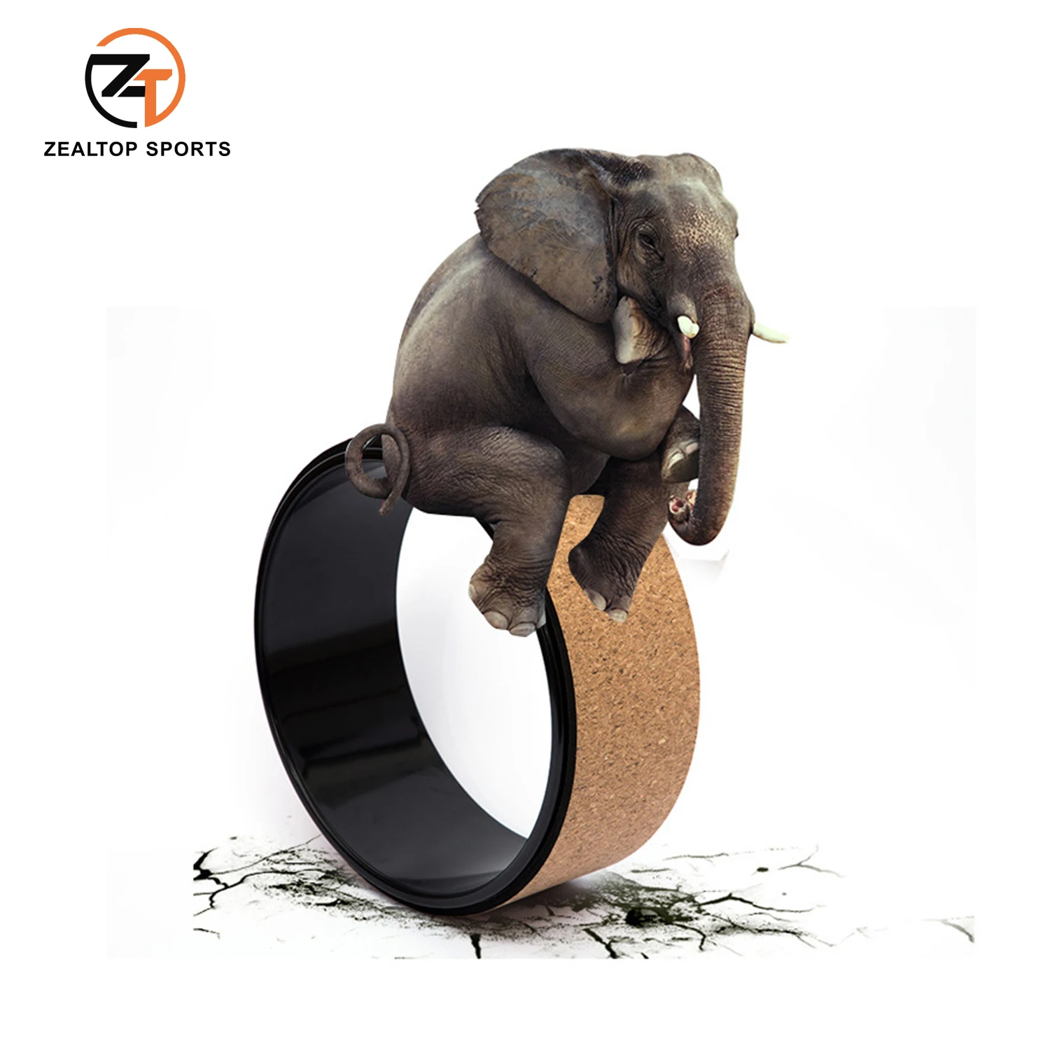 Пробковое колесо для йоги, набор из 3 колес для пилатеса, фитнеса, тренажерного зала, фитнеса, экологически чистый деревянный бамбуковый Корк ТПЭ