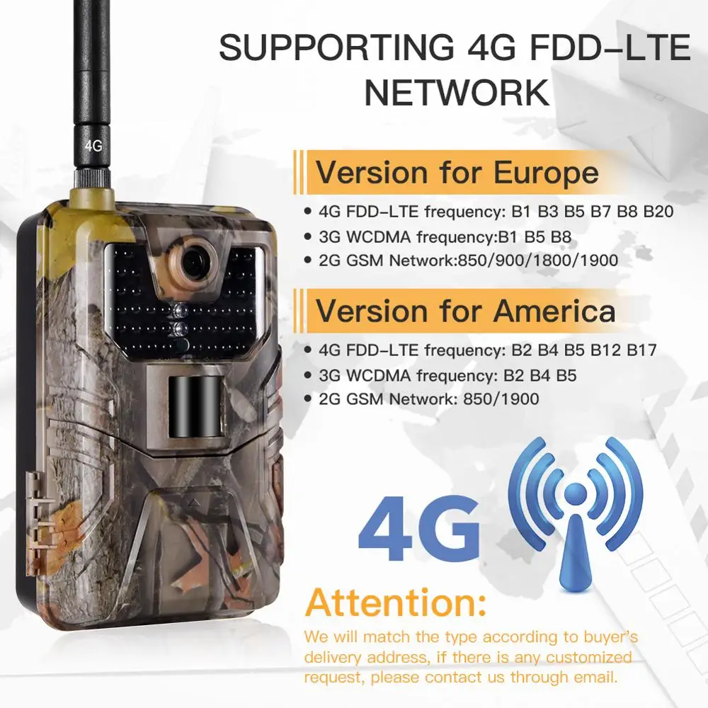 Caméra De Chasse TotalCadeau Mini 3G/4G Sans Fil - Vision Nocturne 16MP, Neuve