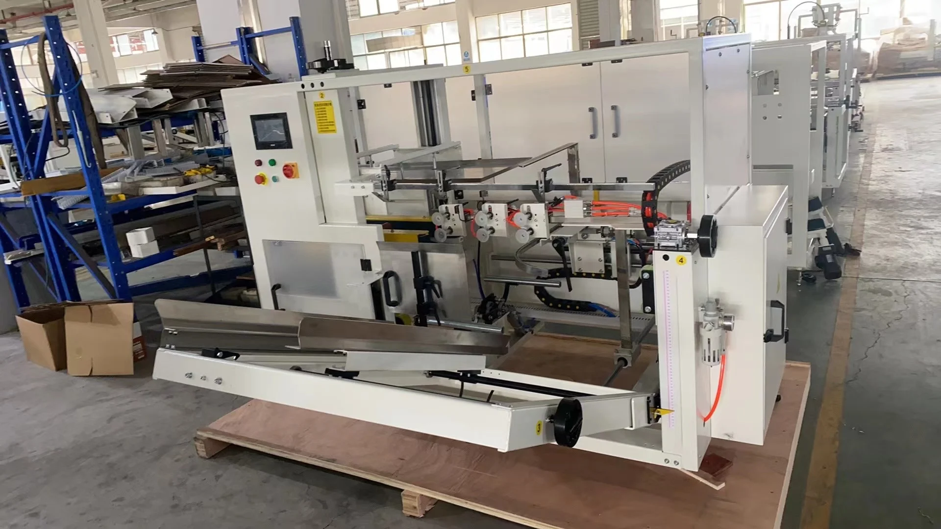 Automatic Carton Case Box Erector Case Carton Box Erecting Erector Machine