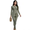 Verde chiaro/Stile con mezza zip
