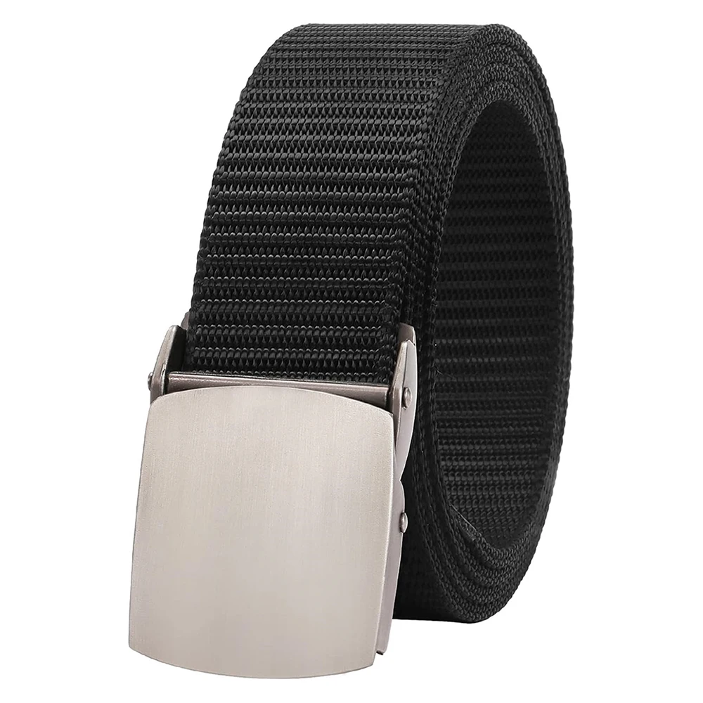Adjustable Training Tactical Belts Nylon Web Belt Wear-resistant Lightweight Heavy Duty Metal Buckle Tactical Belts