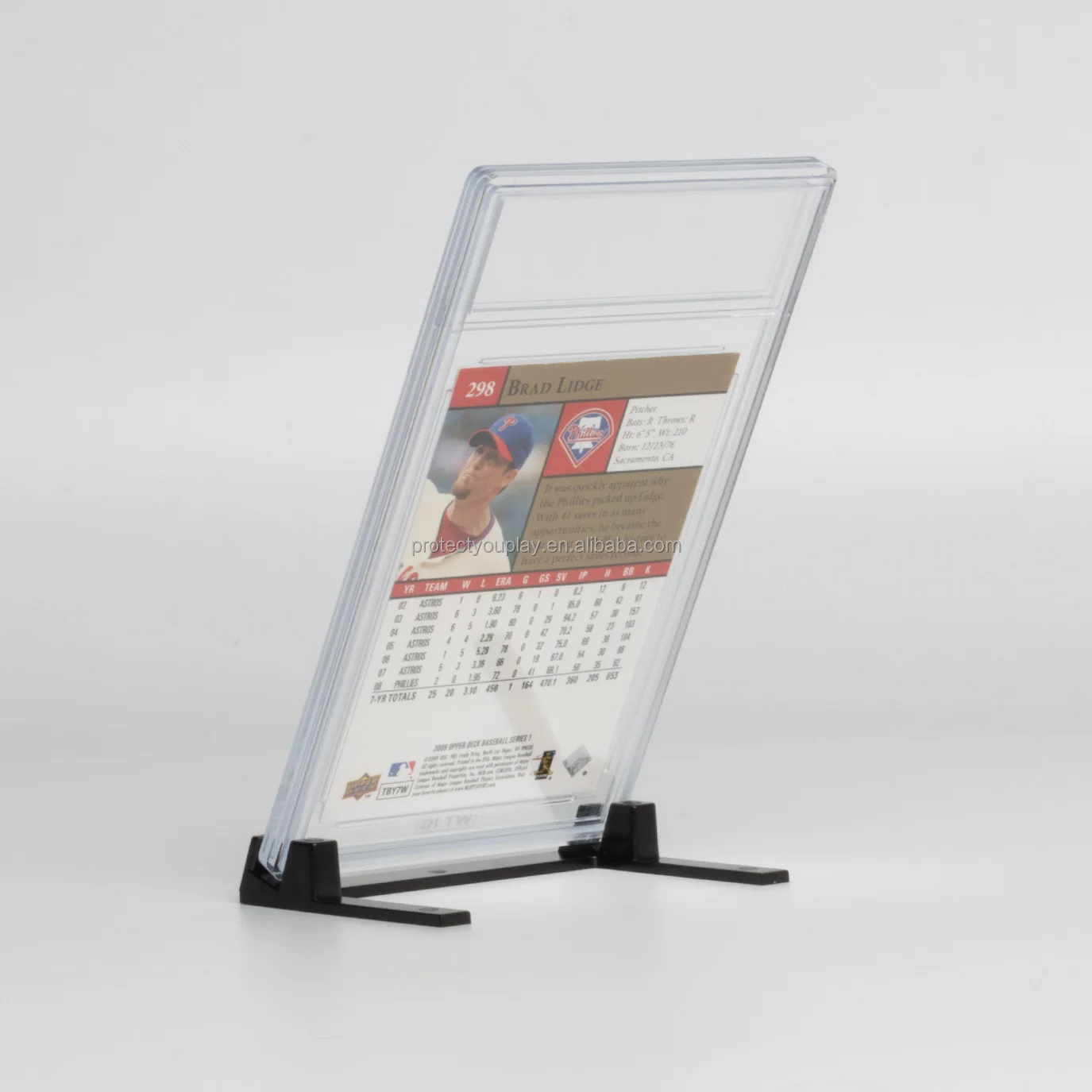 Graded Card Slab Display Stand Black Buy Graded Card Slabs Display