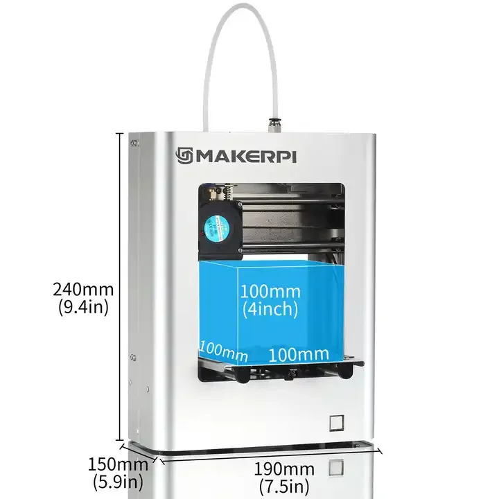 Makerpi M1 Possess Safe Voltage Home 3D Drucker Hersteller Geld Verdienen Empfehlung Professional FDM 3D Printer for Sale