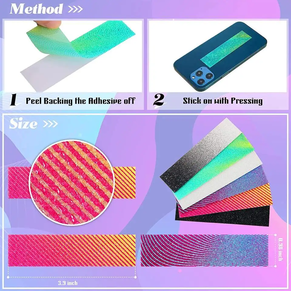 Anxiety Sensory Stickers Fidget Textured Calming Sensory Strips to Relief Stress