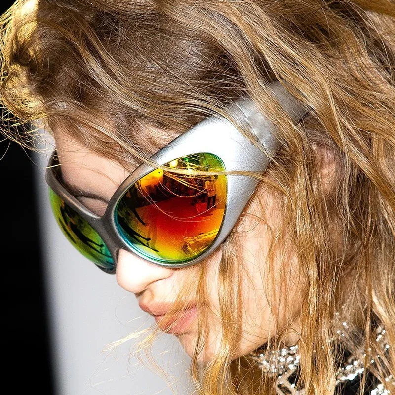 2023 Cat Eye Sunglasses UV400 Oversize Fashion Punk Style display picture 1
