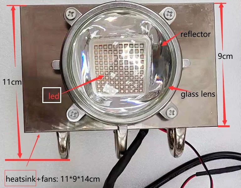 100 Watt High Power Red Led 620nm 625nm 630nm 650nm 660nm Red 100w Cob Led