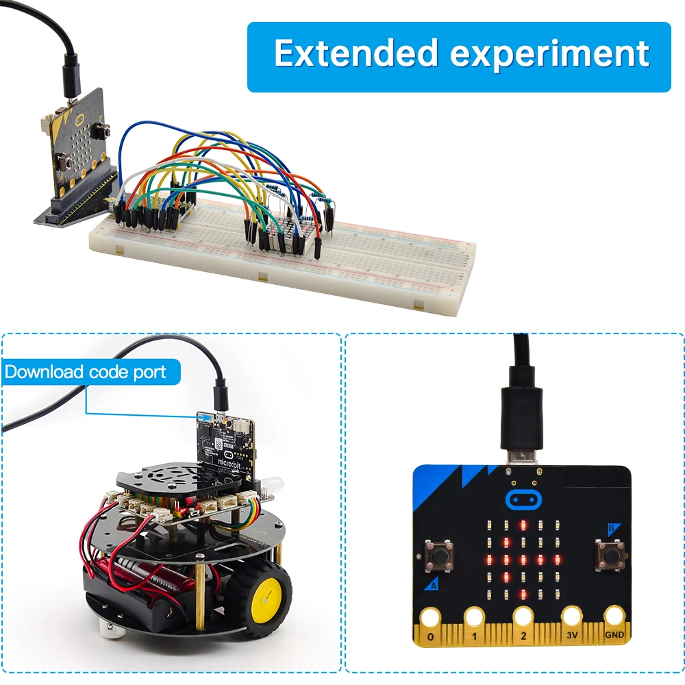 bbc micro:bit basic tutorial — keyestudio wiki... Keyestudio Basic Kit For Bbc Micro:bit Kit Educational Stem Coding Kit ...