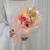 Three pink papers
