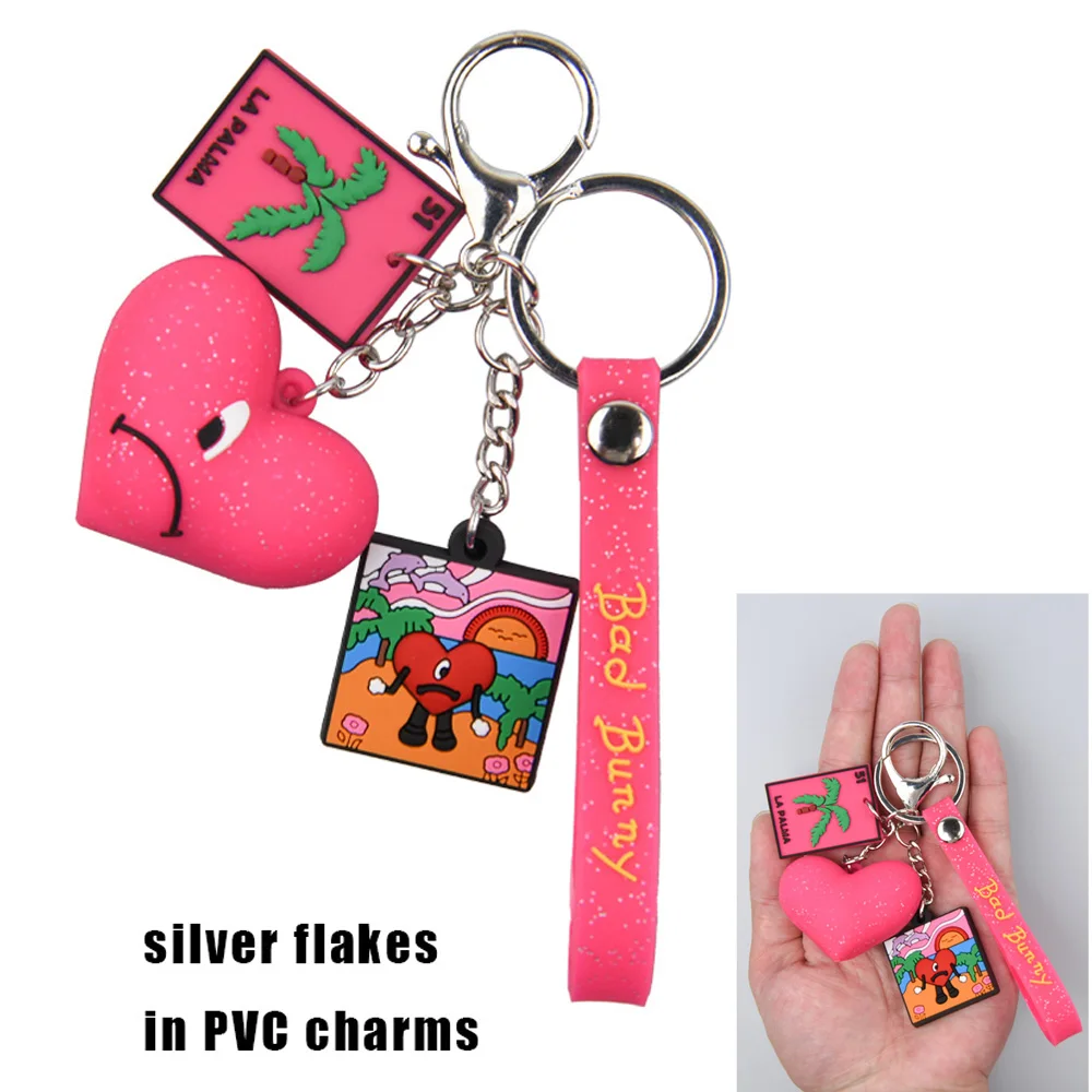 custom cute cartoon 3d keychain with