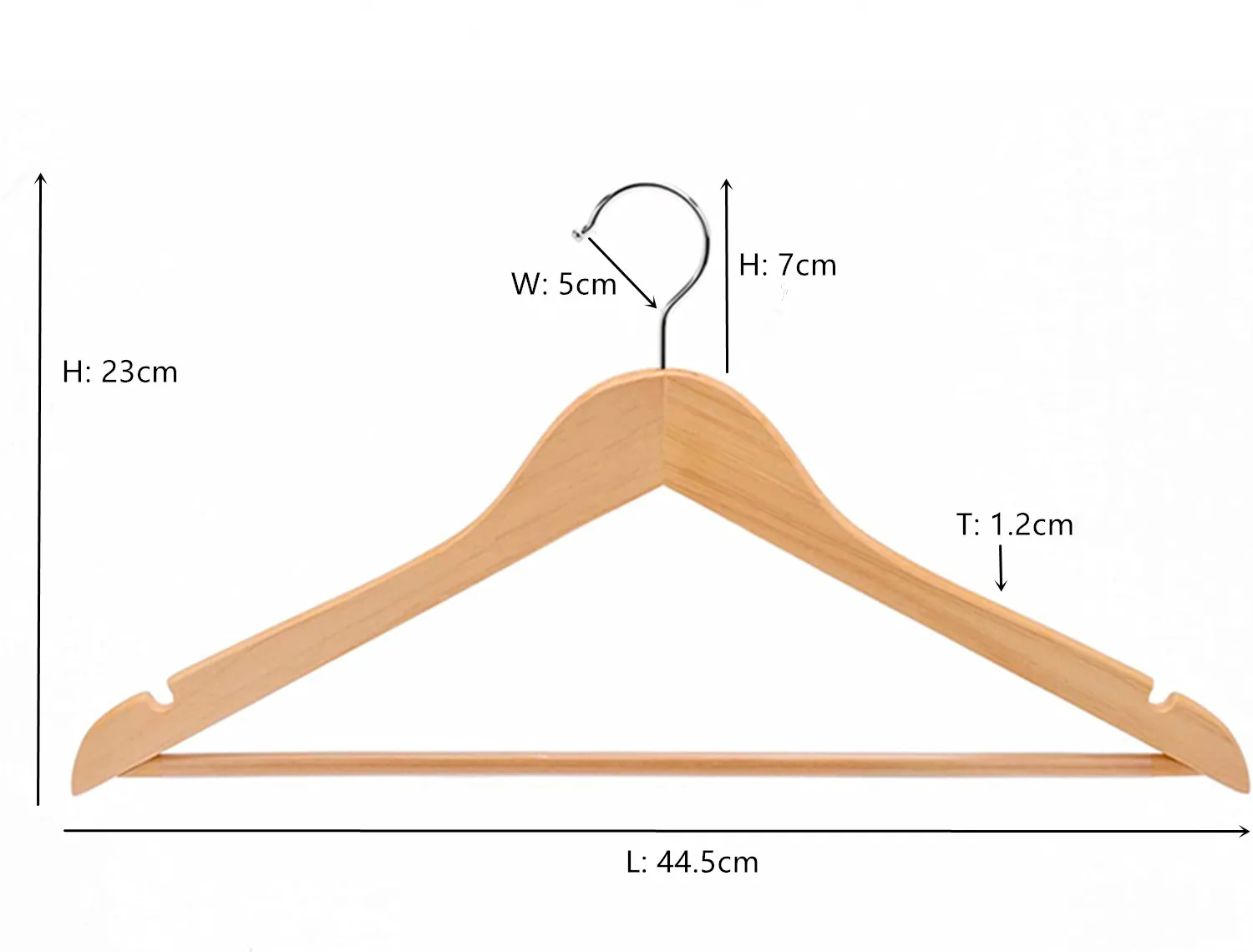 China Hanger Factory Natural Solid Wood Clothes Hanger Hotel Hangers Buy Supermarket Hanger