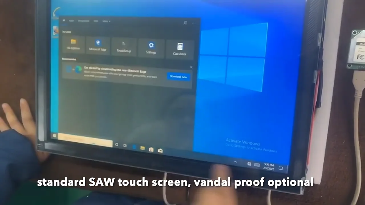 Elo Driver 24 Inch Surface Acoustic Wave (saw) Touch Screen For Kiosk