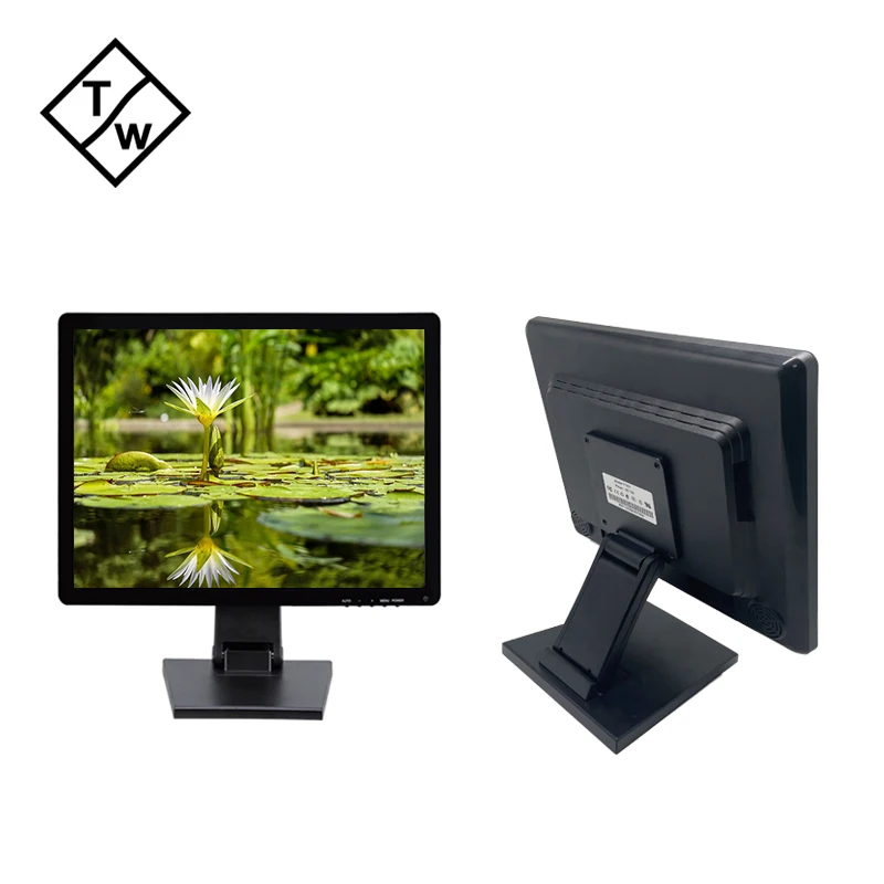 17 дюймовый ЖК-дисплей 4-проводной резистивный сенсорный экран 1280*1024 разрешение настольный монитор