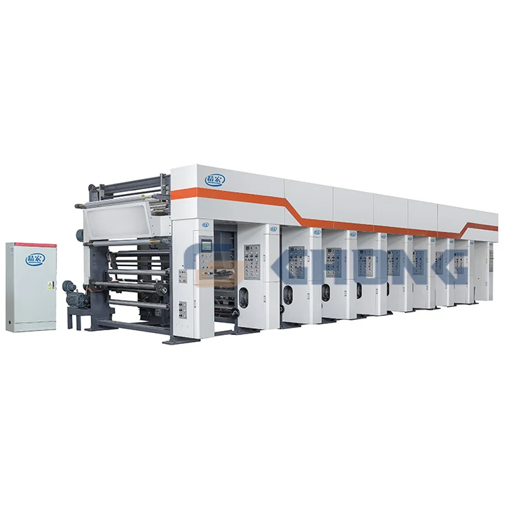 Automatic Large Format PVC Wallpaper Sticker Printer Rotogravure Printing Machine with New Core Components Pump Used Condition