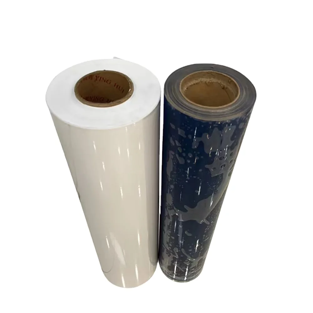 High Quality 30cmx 100m White Clear Roll UV Dtf AB Film for UV Dtf Printer Laminate Sticker details