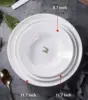 Assiette de 9,75 pouces