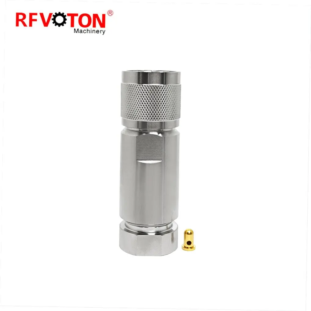 Professional HN Male to LMR600 RF Coaxial Adapter 50 Ohm Straight Connector for Waveguide and Coaxial Systems