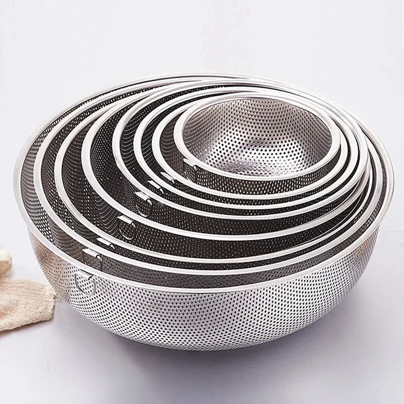 Наборы чашек для дуршлага штабелируемые пищевые ситечки дренажная корзина ситечко мытья фруктов овощей