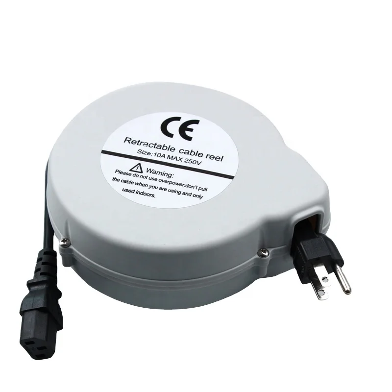 Diy Extension Cord Winder Retractable Spring Loaded Cable Reel