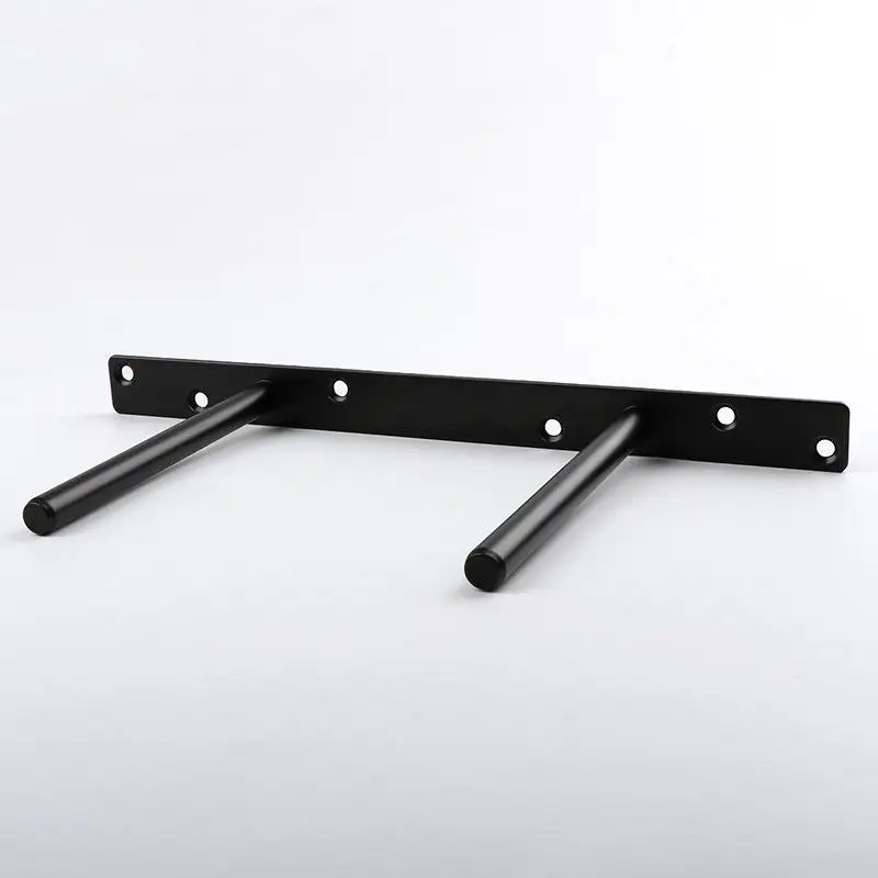 Factory Supplied Wall Hanging Hidden Support Shelf Support Black