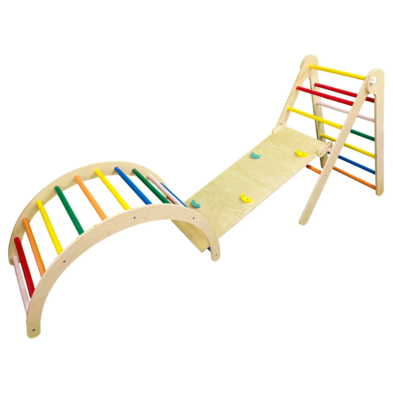 New product piklers triangle set kids wooden arch montessori pickler ...