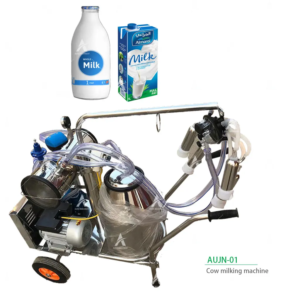 Portable Single/double Barrel Mini Portable Milker Machine Cow Milking Machine Electric Goat Cow Milker