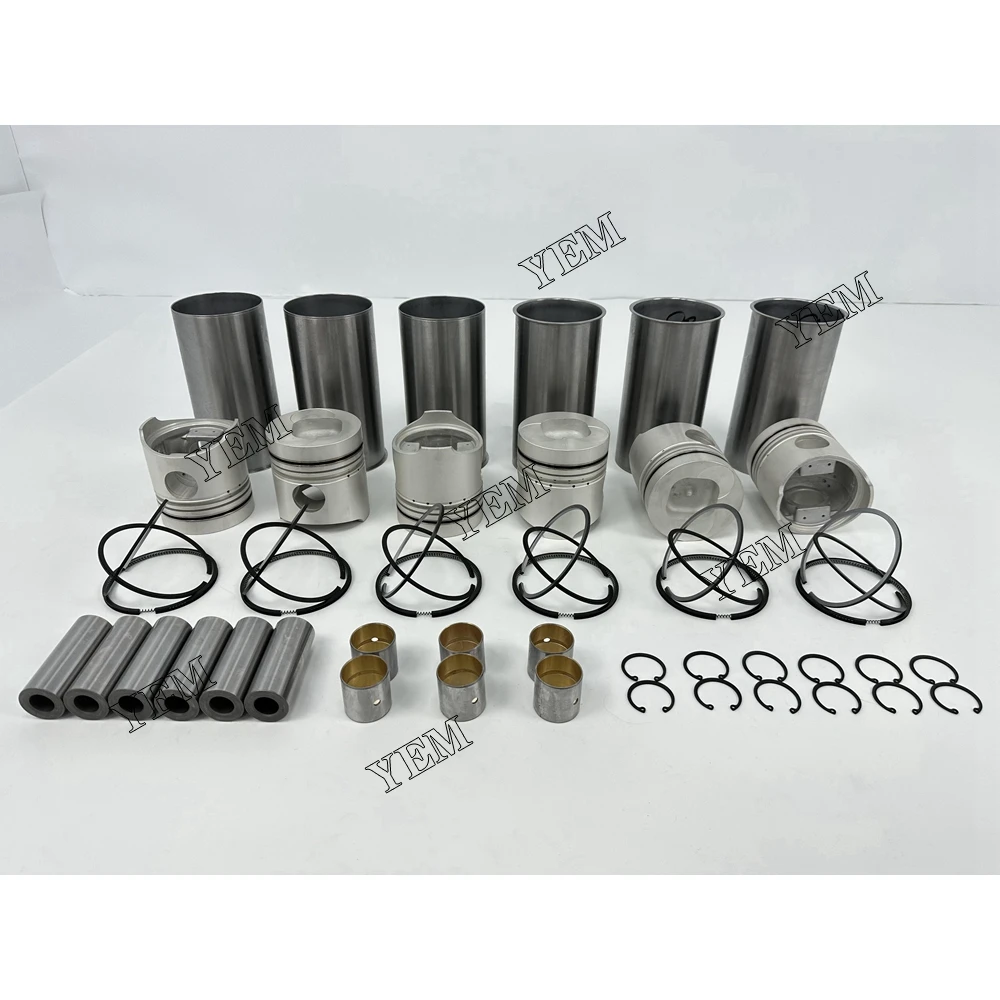 For Isuzu 6BB1 Cylinder Liner Kit Engine Diesel Engine Spare Parts 2