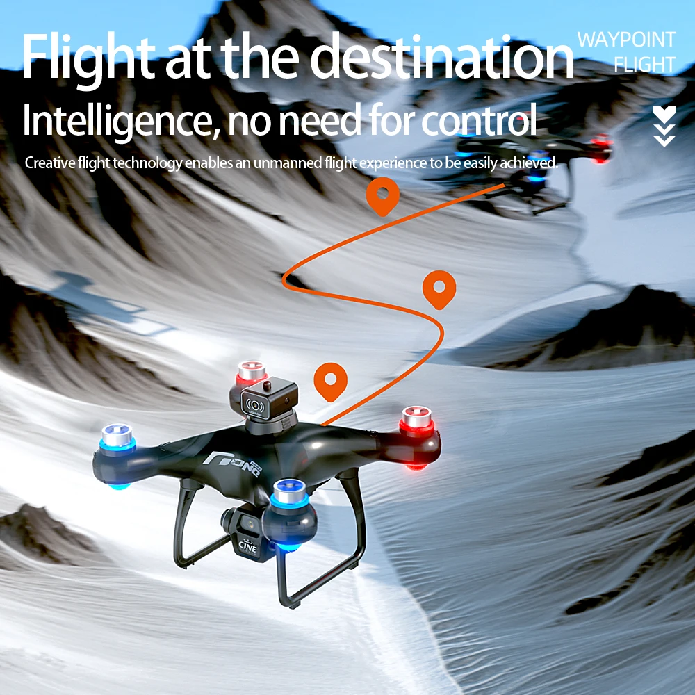 E55 Air Drone - Brushless Motor, Obstacle Avoidance, 480P Dual Camera E55 Air Drone - Brushless Motor, Obstacle Avoidance, 480P Dual Camera